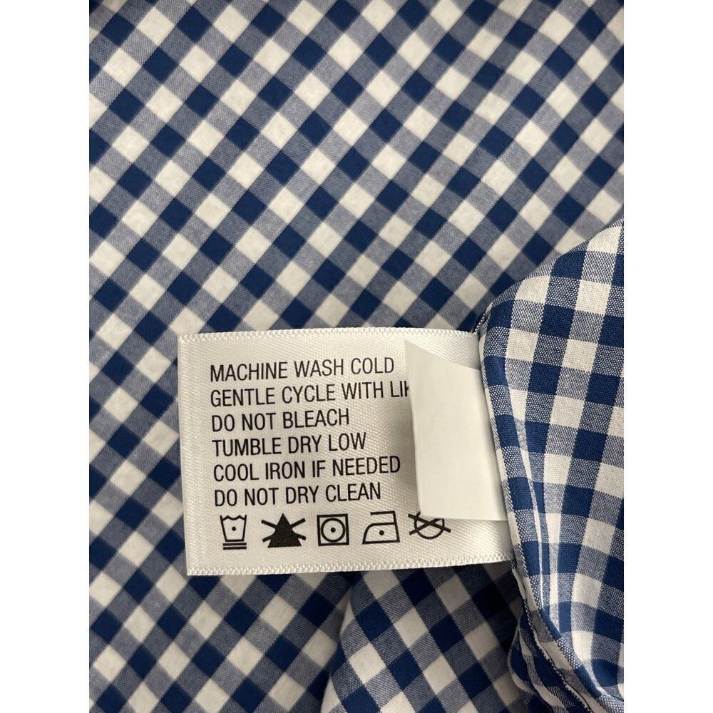 Orvis Active Fit Blue White Plaid Short Sleeve Shirt Size XL - Picture 11 of 12
